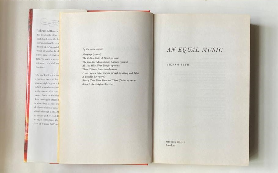An equal music - Vikram Seth