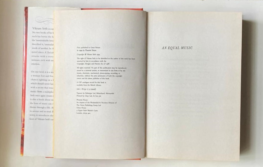 An equal music - Vikram Seth