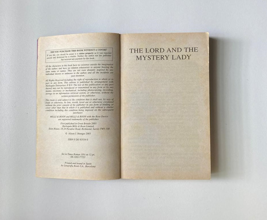 The lord and the mystery lady - Georgina Devon