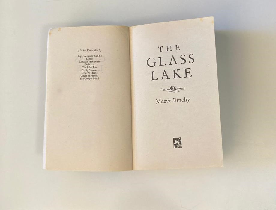 The glass lake - Maeve Binchy