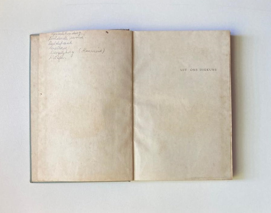 Uit ons digkuns - T.J. Buning