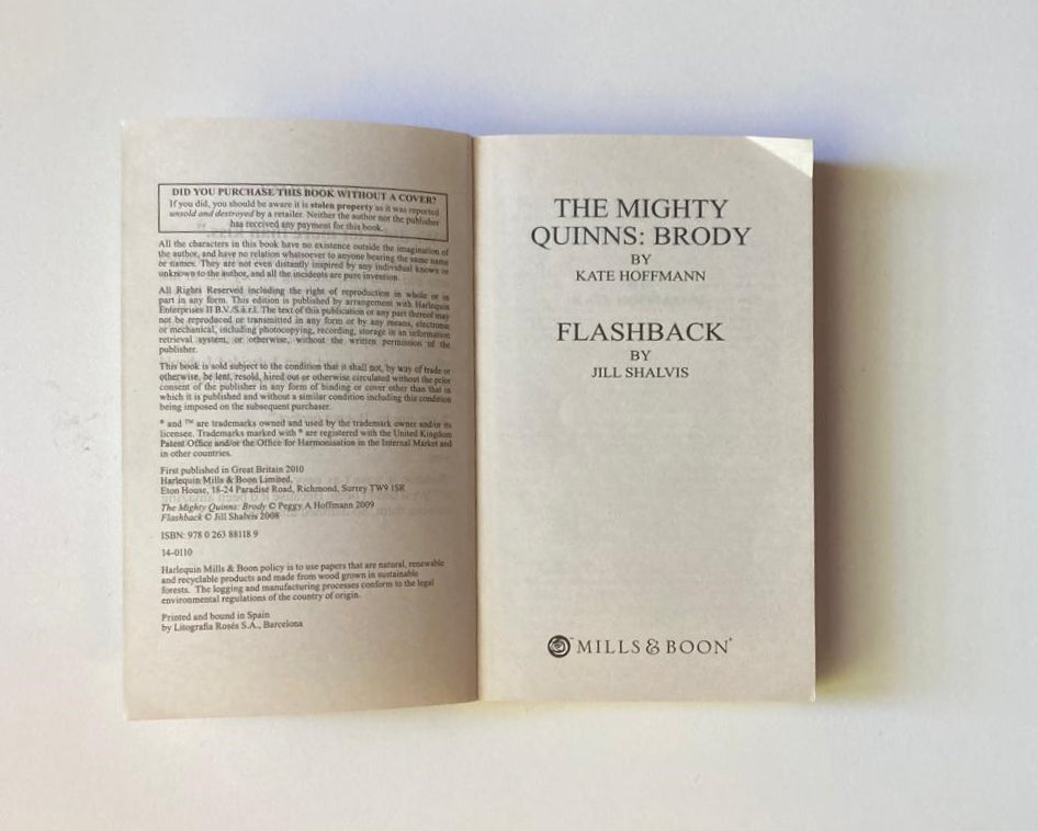 The Mighty Quinns: Brody / Flashback - Kate Hoffmann and Jill Shalvis