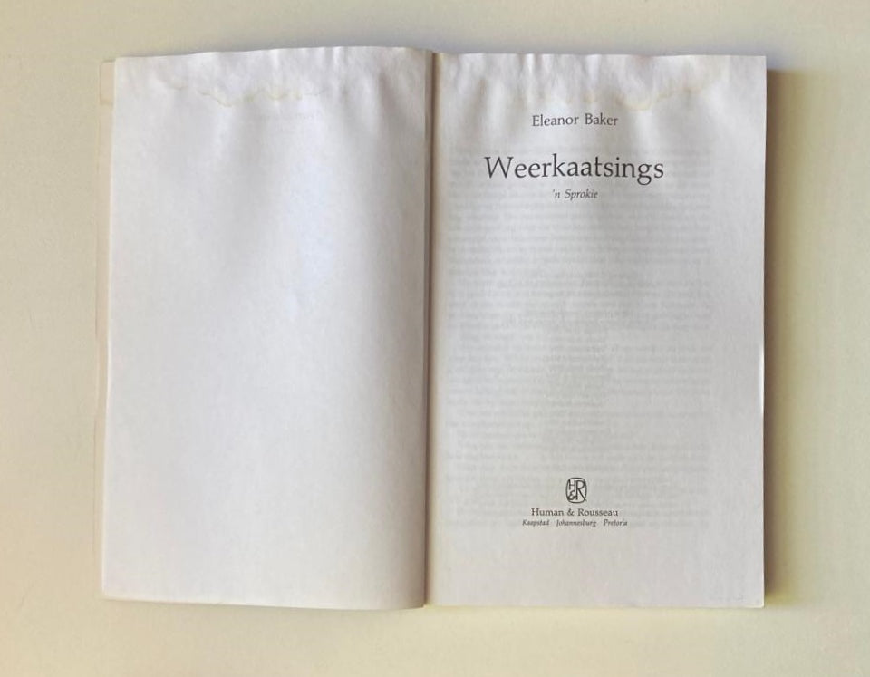 Weerkaatsings: ’n Sprokie - Eleanor Baker