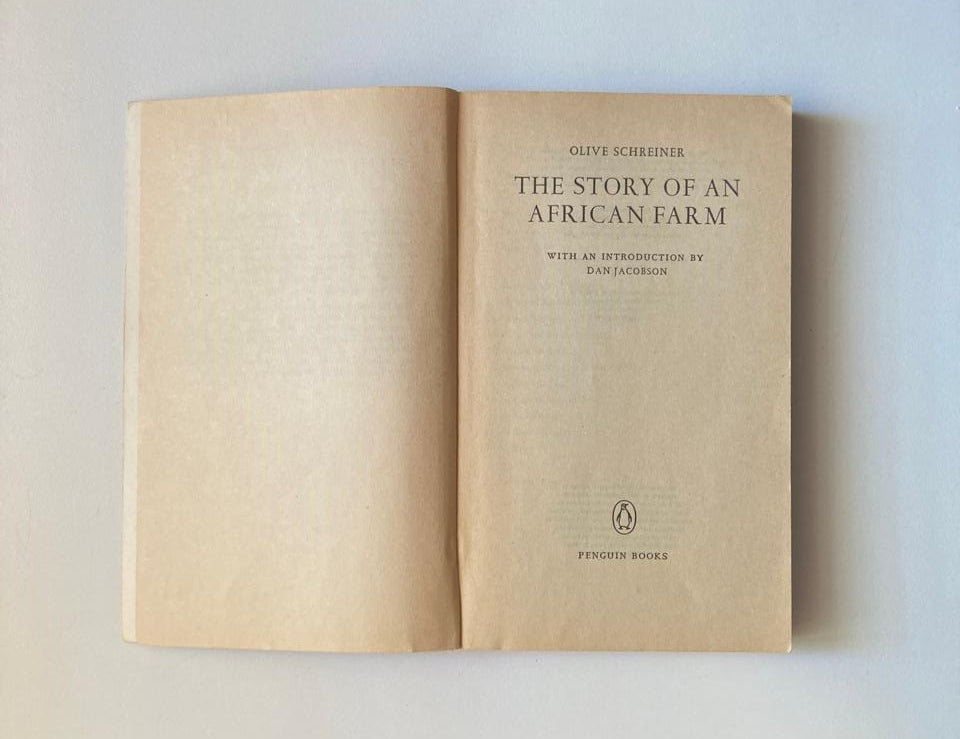 The story of an African farm - Olive Schreiner