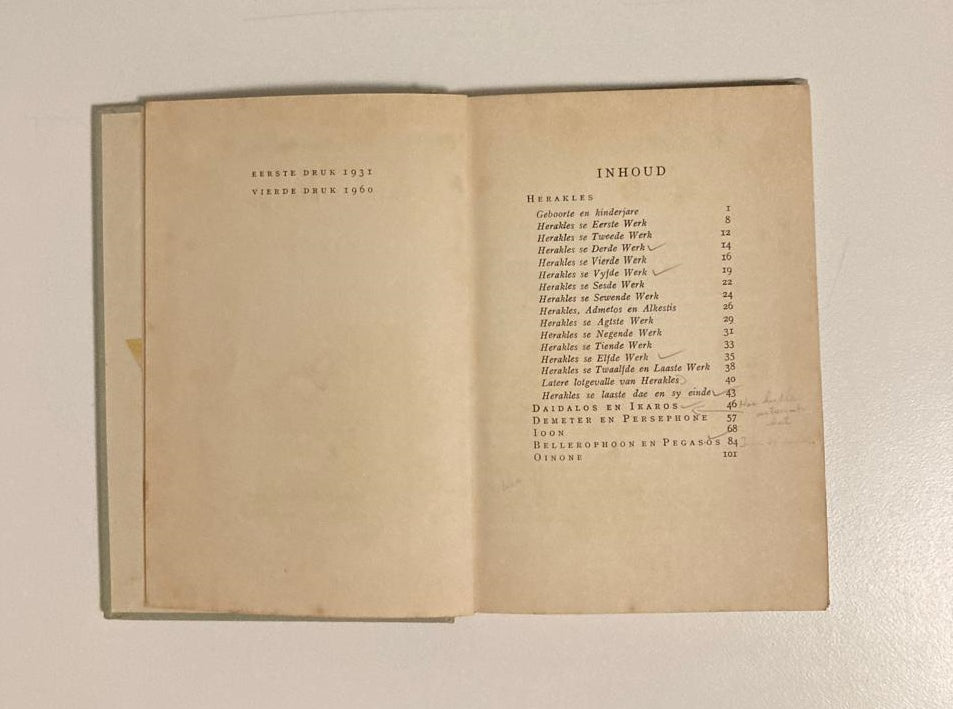 Heldesages uit die Griekse mitologie - F.J. Eybers