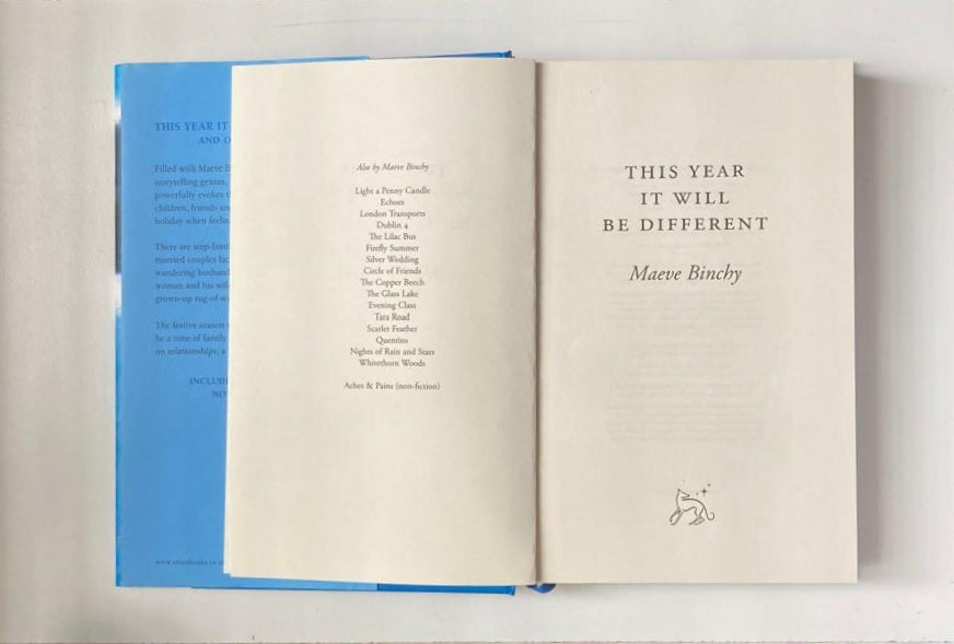 This year it will be different - Maeve Binchy