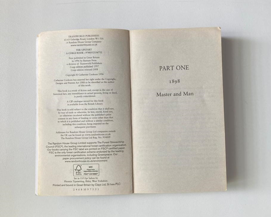 The upstart - Catherine Cookson