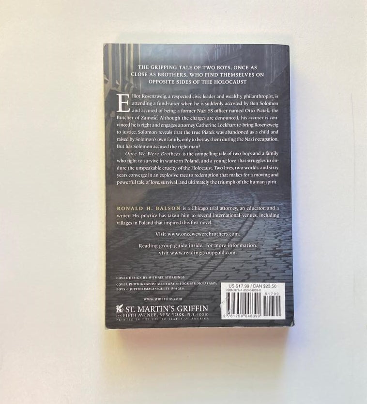 Once we were brothers - Ronald H. Balson (Liam Taggart & Catherine Lockhart #1)
