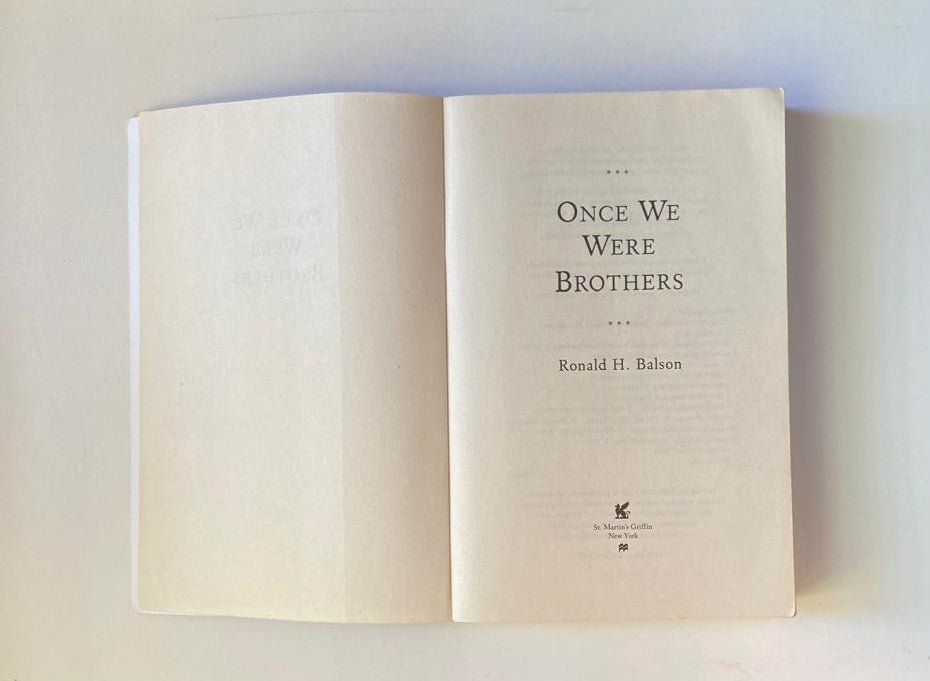 Once we were brothers - Ronald H. Balson (Liam Taggart & Catherine Lockhart #1)