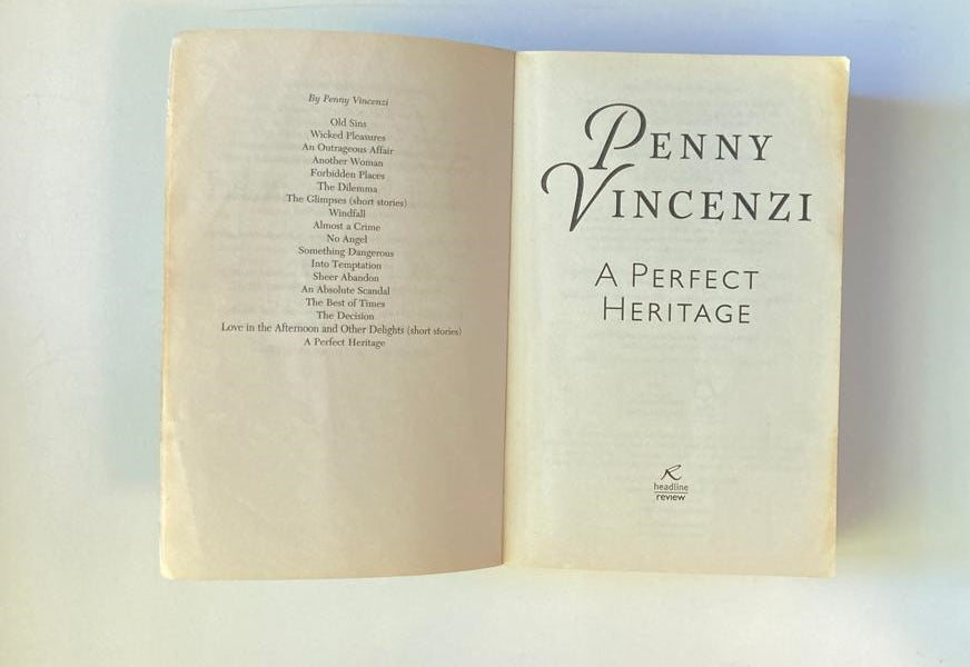 A perfect heritage - Penny Vincenzi