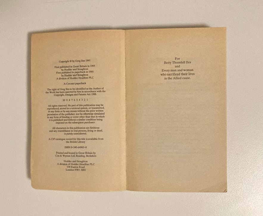 Black cross - Greg Iles (World War Two #1)