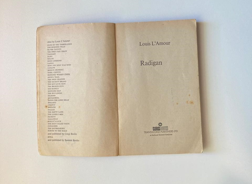 Radigan - Louis L'Amour