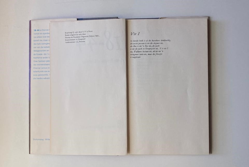 18-44 - Etienne Leroux (First edition)