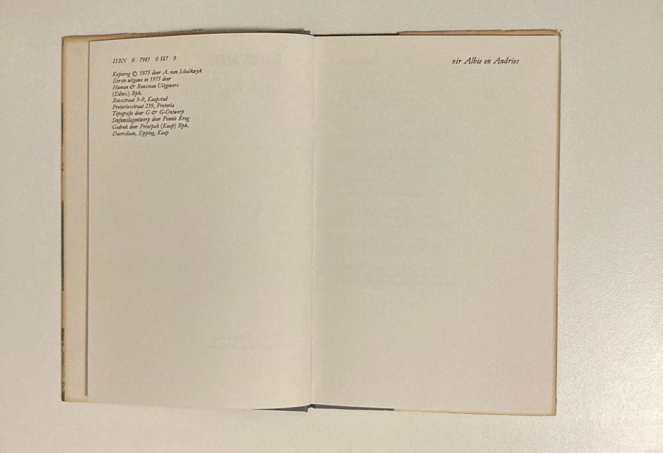 Mannin - Antjie Krog (First edition)