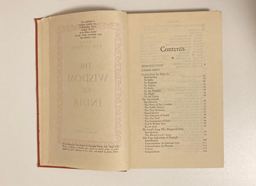 The wisdom of India - Lin Yutang