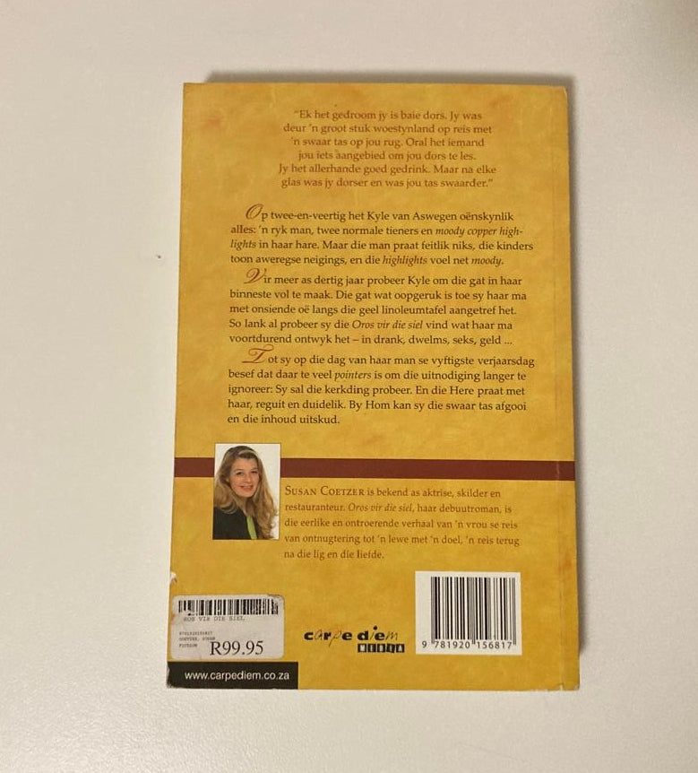 Oros vir die siel - Susan Coetzer (First edition)