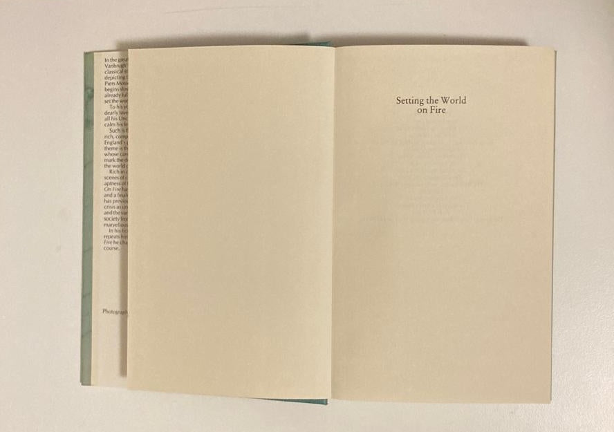Setting the world on fire - Angus Wilson