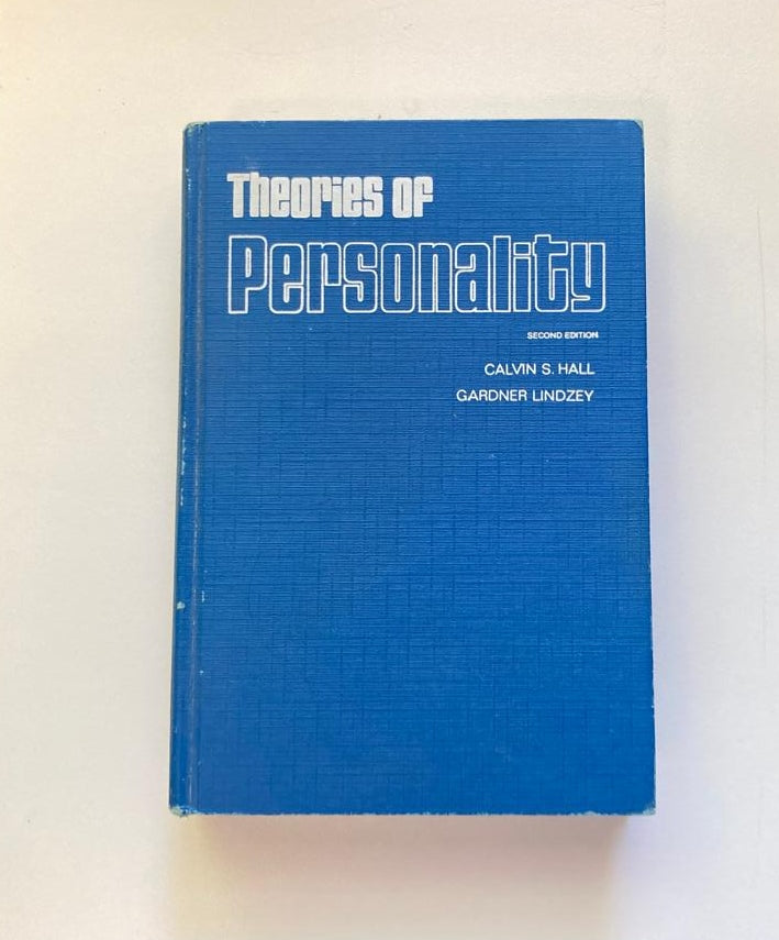 Theories of personality - Calvin S. Hall & Gardner Lindzey
