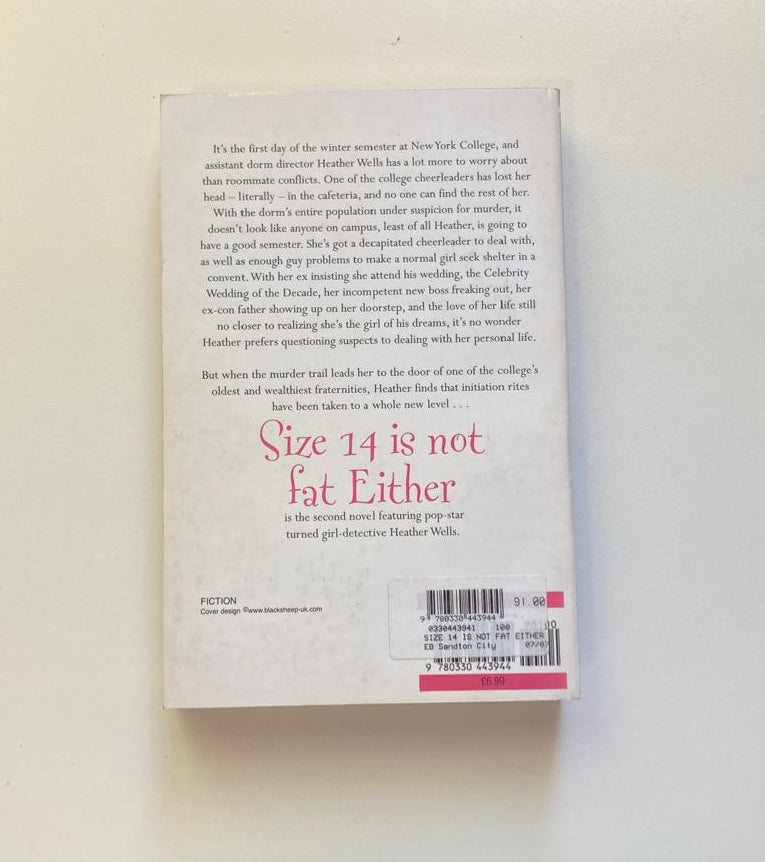 Size 14 is not fat either - Meg Cabot (Heather Wells #2)