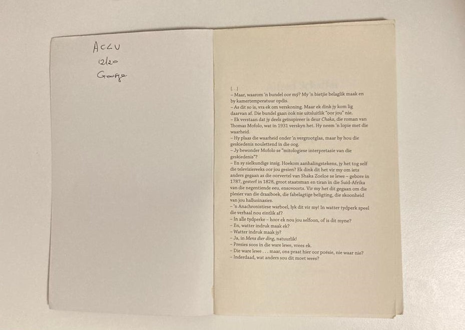 Mens dier ding - Alfred Schaffer