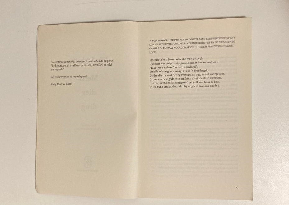 Mens dier ding - Alfred Schaffer