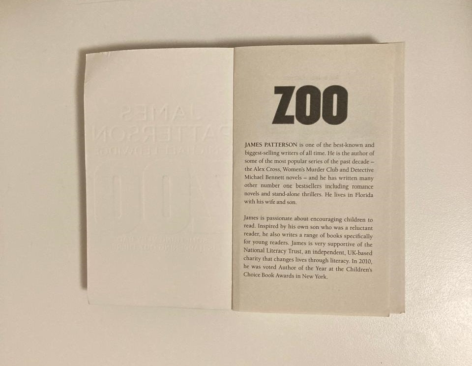 Zoo - James Patterson (Zoo #1)
