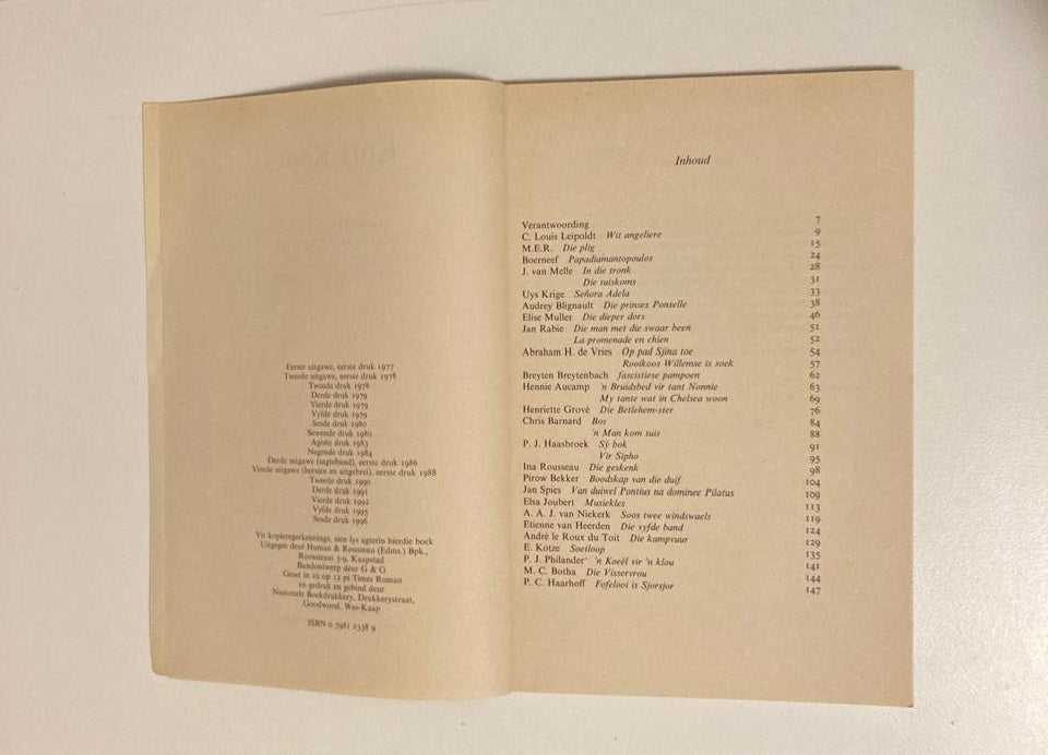 Kort keur: ’n Keuse uit die Afrikaanse kortkuns byeengebring deur Abraham H. de Vries