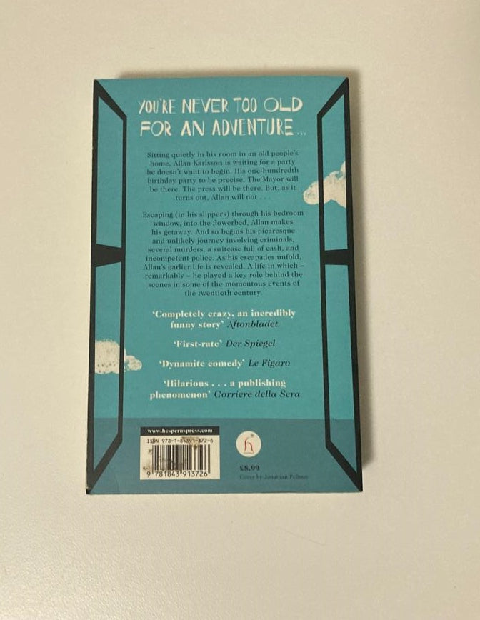 The hundred-year-old man who climbed out of the window and disappeared - Jonas Jonasson