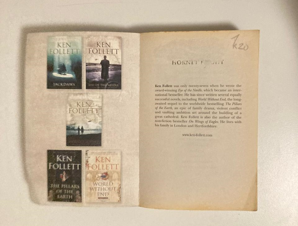 Hornet flight - Ken Follett