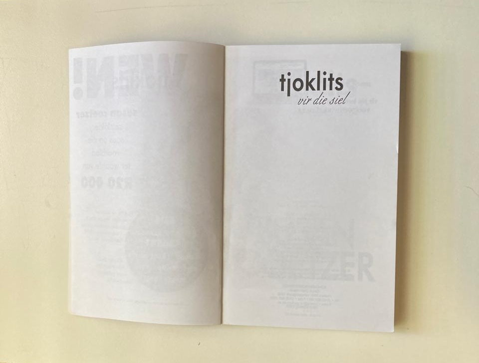 Tjoklits vir die siel - Susan Coetzer (First edition)
