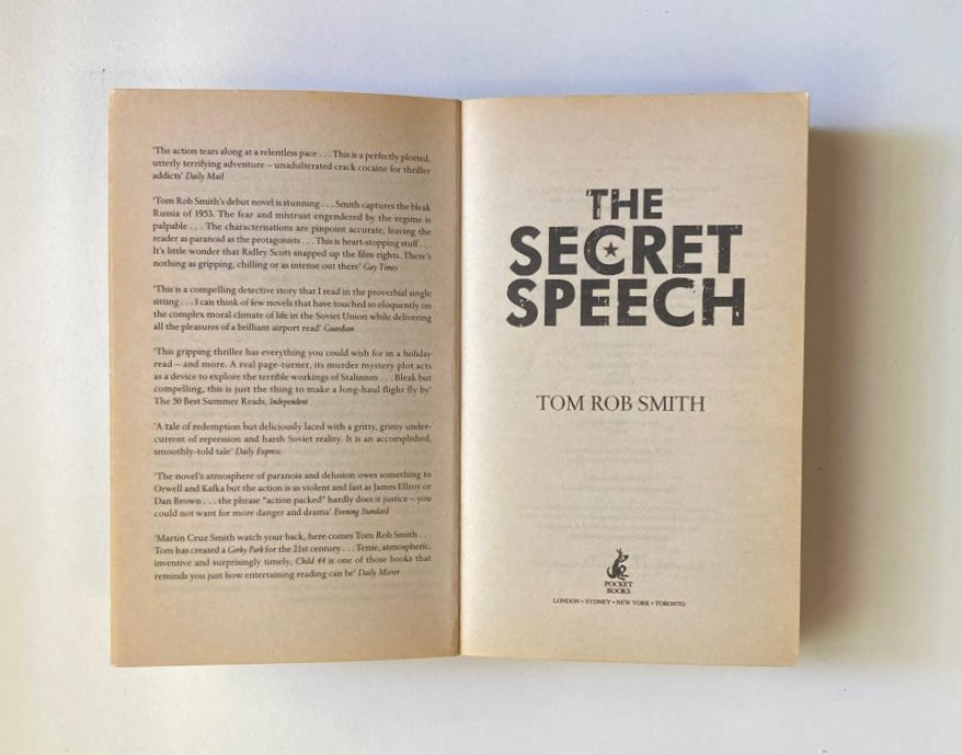 The secret speech - Tom Rob Smith