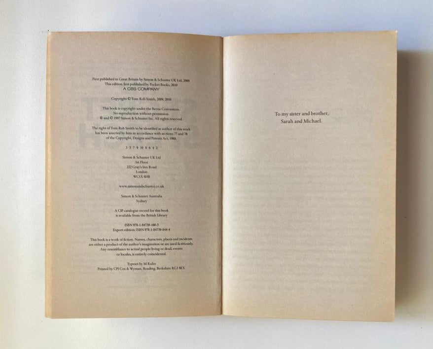 The secret speech - Tom Rob Smith