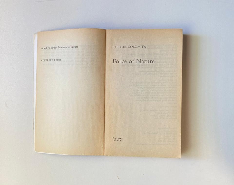 Force of nature - Stephen Solomita (Stanley Moodrow #2)