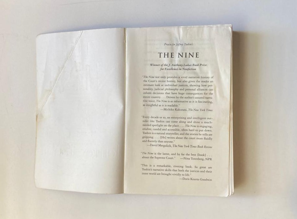 The nine: Inside the secret world of the supreme court - Jeffrey Toobin