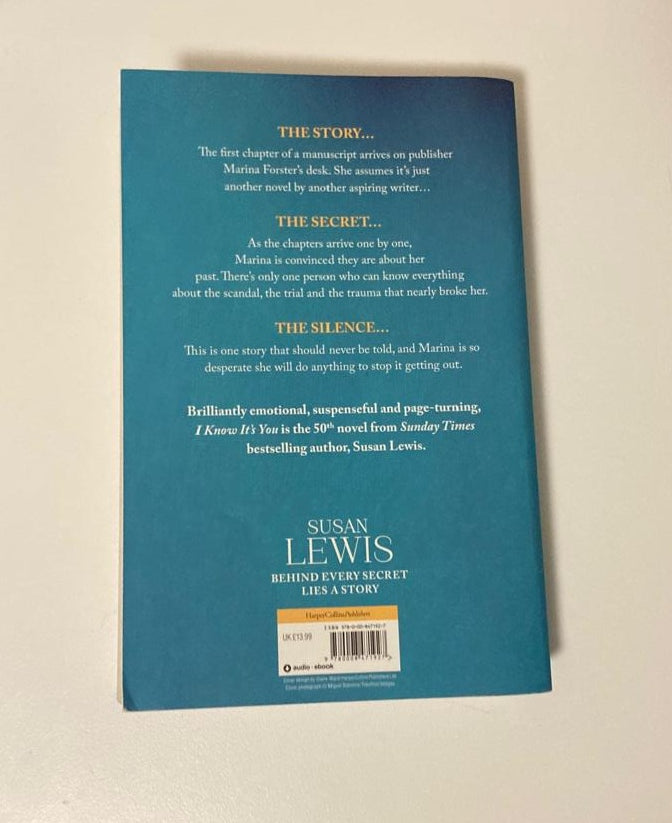 I know it's you - Susan Lewis