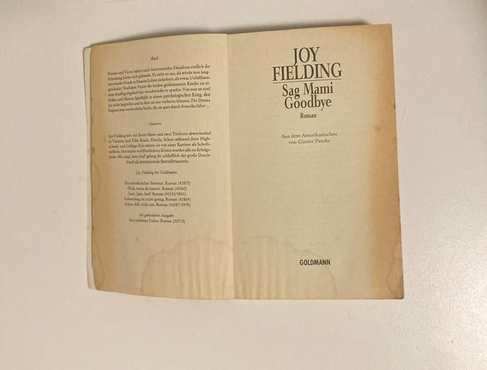 Sag mami goodbye - Joy Fielding (German)