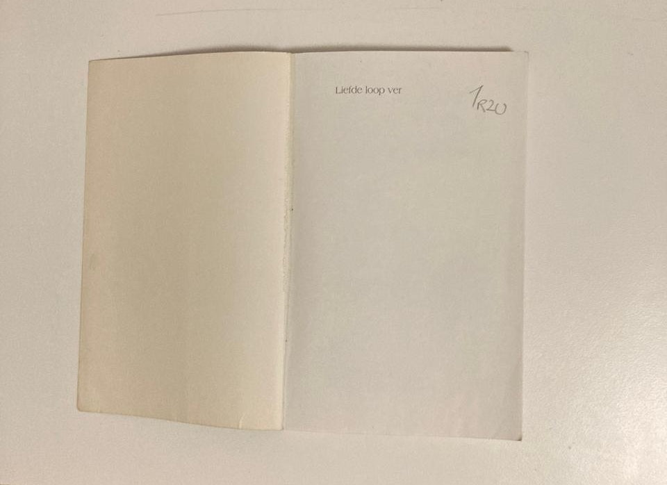 Liefde loop ver: Liefdesverhale deur mans - Saamgestel deurJeanette Ferreira (First edition)