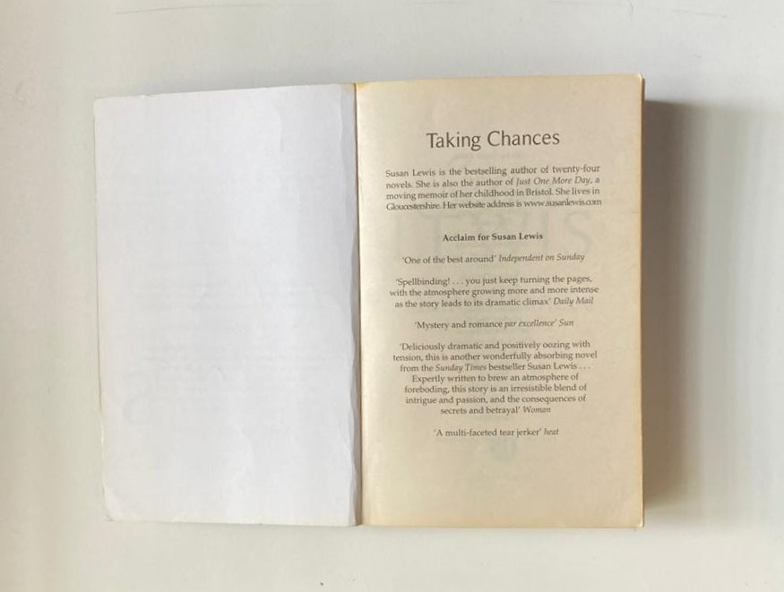 Taking chances - Susan Lewis