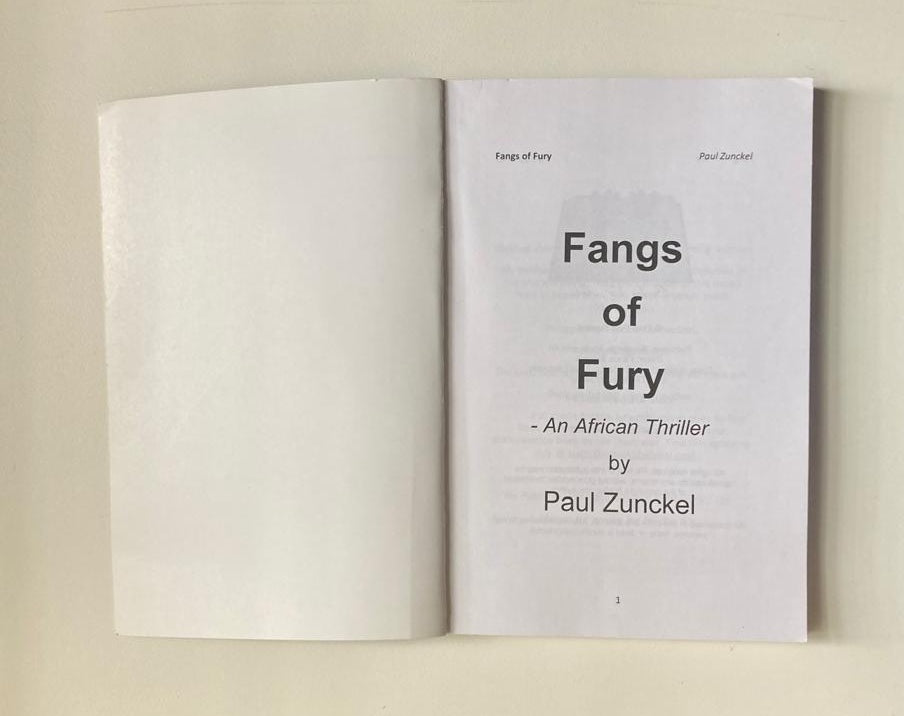 Fangs of fury - Paul Zunckel