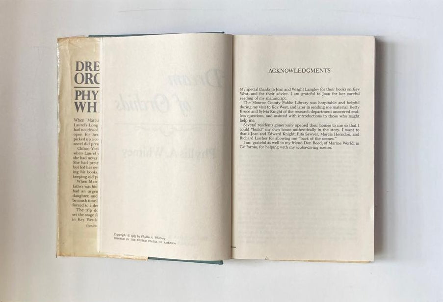 Dream of orchids - Phyllis A. Whitney (First edition)