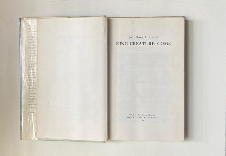 King creature come - John Rowe Townsend
