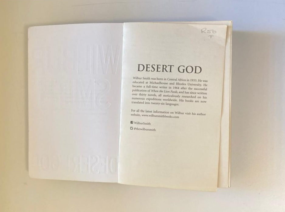 Desert god - Wilbur Smith (Ancient Egypt #5)