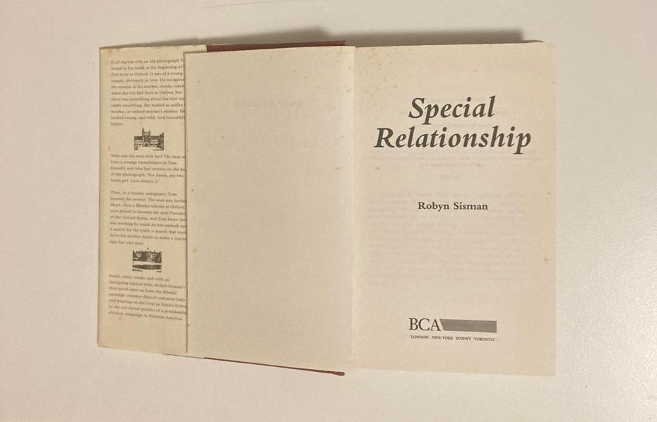 Special relationship - Robyn Sisman