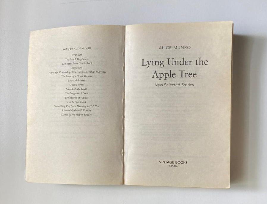Lying under the apple tree - Alice Munro