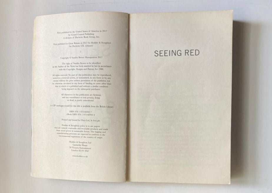 Seeing red - Sandra Brown