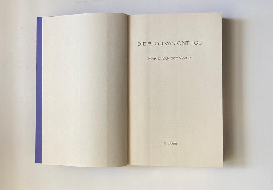 Die blou van onthou - Marita van der Vyver (First edition; Signed)