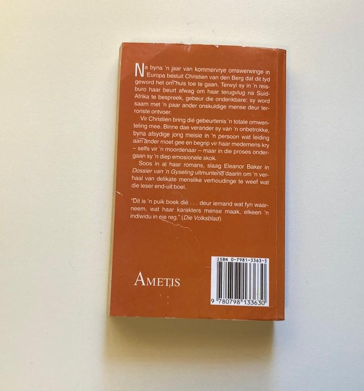 Dossier van ’n gyseling - Eleanor Baker