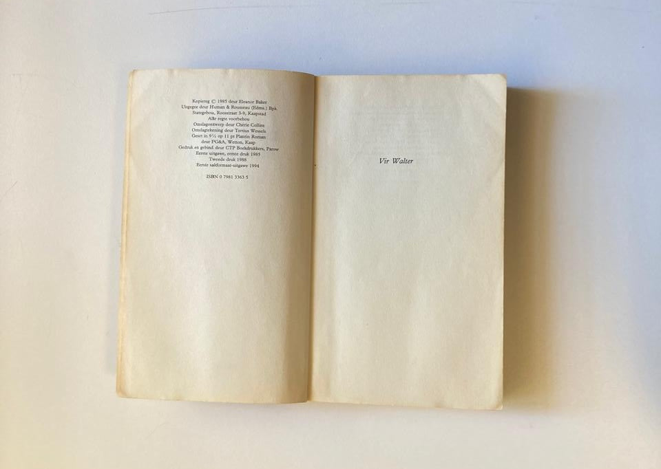Dossier van ’n gyseling - Eleanor Baker