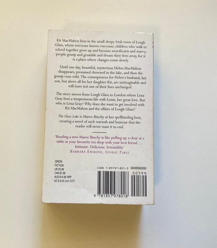 The glass lake - Maeve Binchy