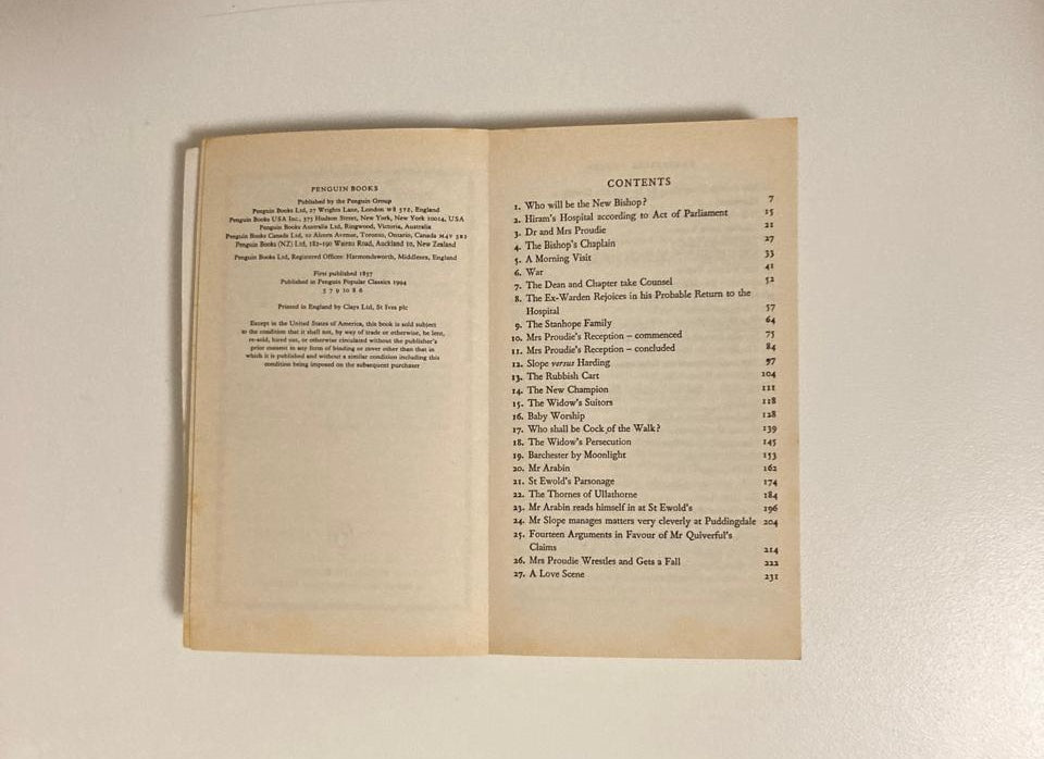 Barchester towers - Anthony Trollope (Chronicles of Barsetshire #2)
